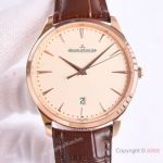 AAA Swiss Copy Jaeger-LeCoultre Master Ultra Thin Cal.9015 Rose Gold Watch 40mm